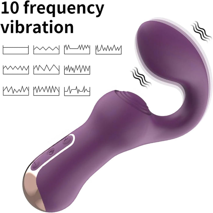G punkta vibrators sievietēm ar U formas dizainu un 10 vibrācijas režīmiem