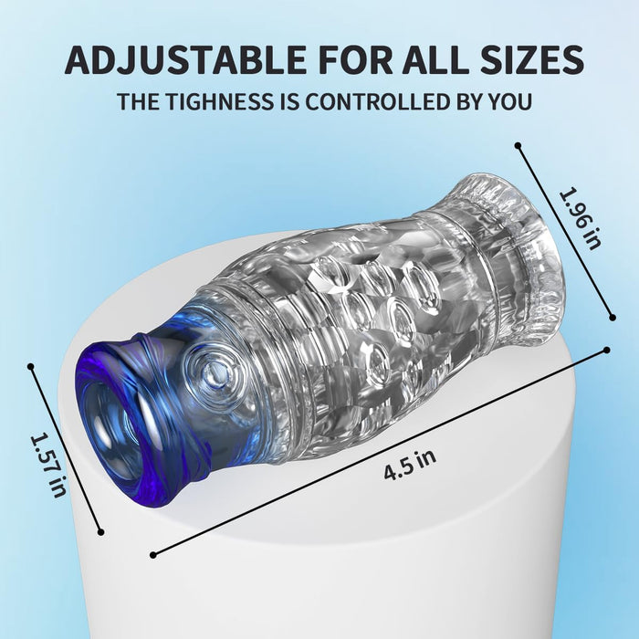 Реалистичный мужской мастурбатор с 3D текстурой и сильной присоской