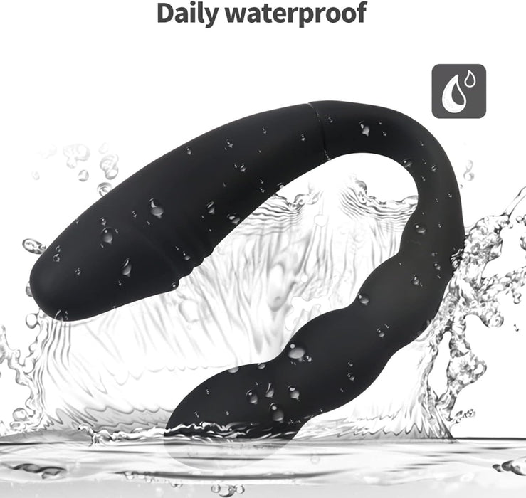 Двойной вибратор с 10 режимами вибрации и пультом управления с сильной присоской