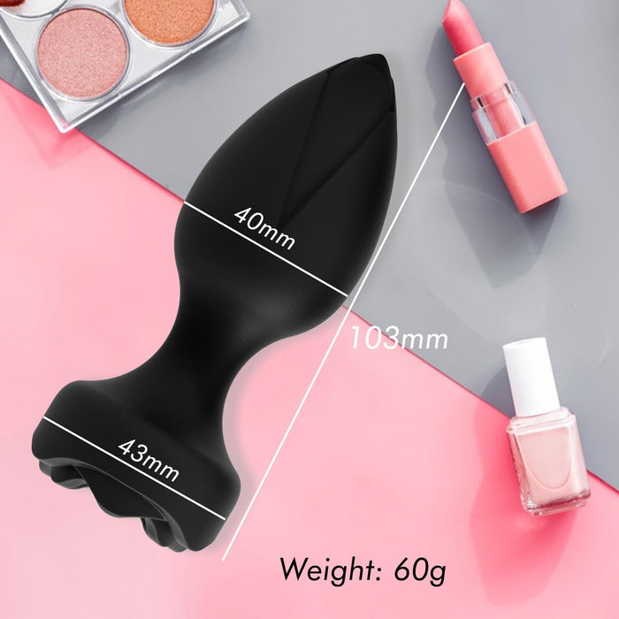 Anālais vibrators ar 9 vibrāciju režīmiem un tālvadību pāriem