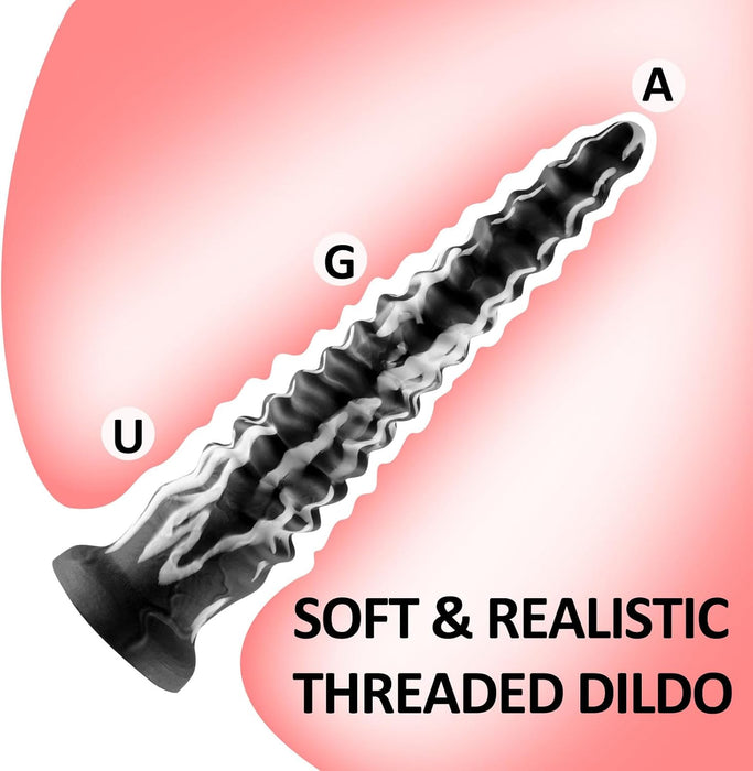 50 cm Spiralveida Fantāzijas Dildo ar Spēcīgu Piesūcekni Bez Rokām