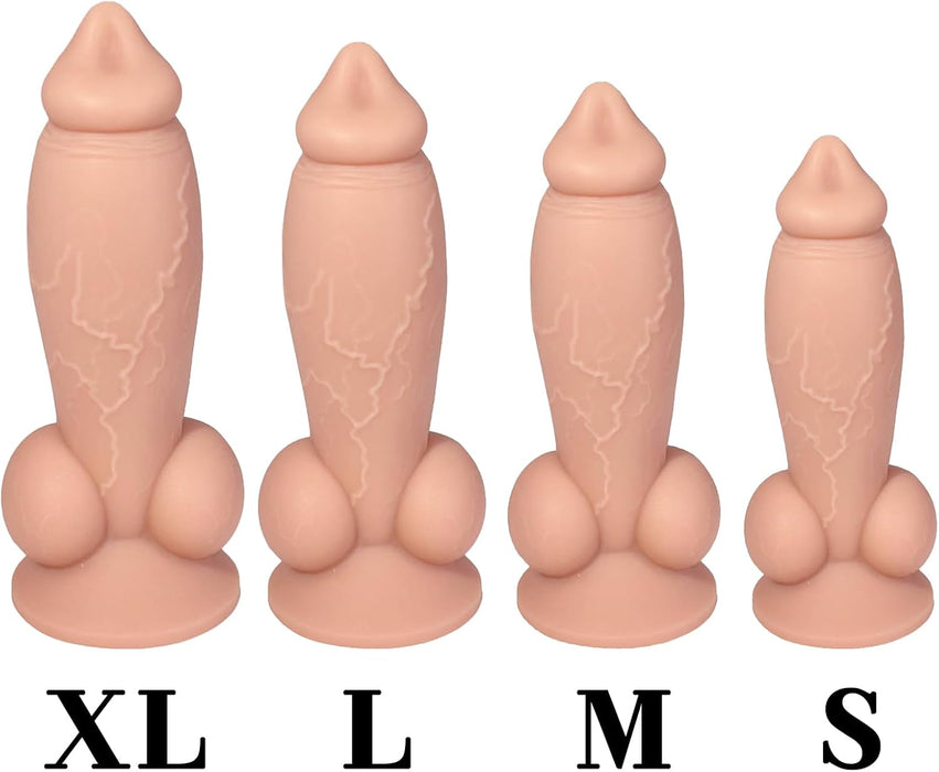 Reālistisks 14,5 cm dildo ar spēcīgu piesūcekni – elegants baudījums