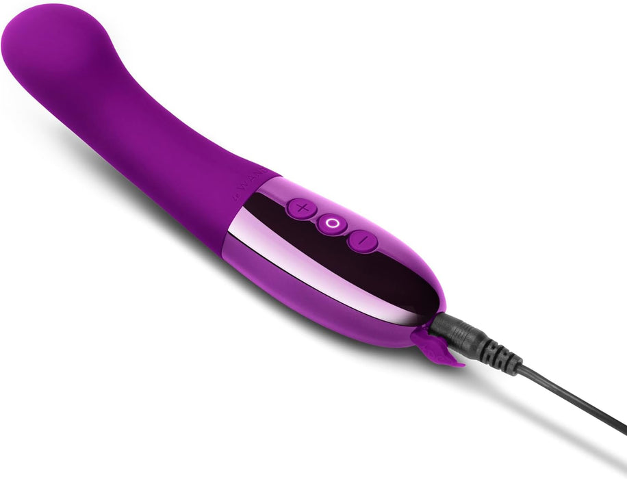 Gee Cherry Violetais Vibrators ar USB Uzlādi un 15 Vibrācijas Režīmiem