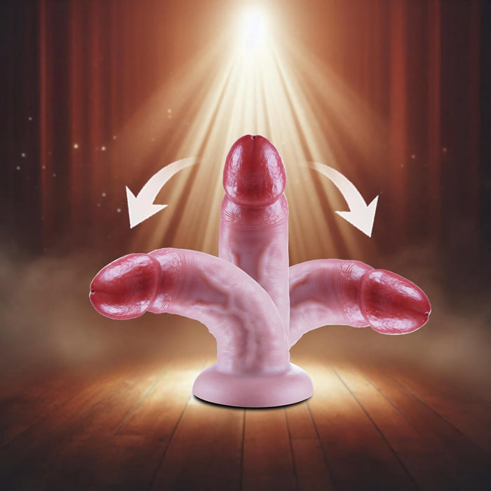 13 см Реалистичный Силиконовый Дилдо для Начинающих с сильной присоской