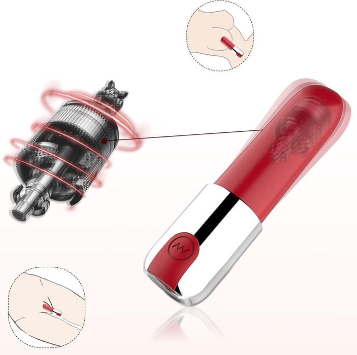 Mini vibrators ar desmit vibrācijas režīmiem – diskrēta un jaudīga bauda