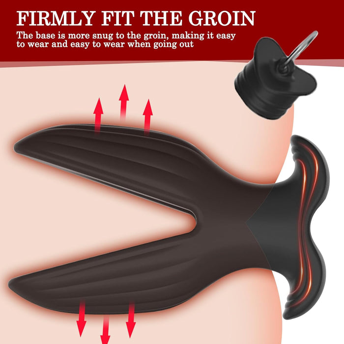 Пустотелый анальный плаг с сильной присоской для женщин и мужчин (S)