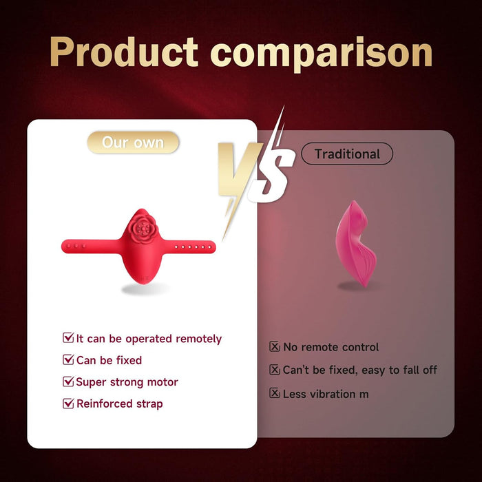 Мини-вибратор с сильной присоской и 9 режимами вибрации с дистанционным управлением