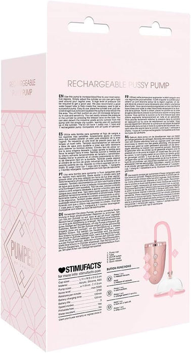 Automātiskā uzlādējamā sieviešu pumpa jutīgai zonai