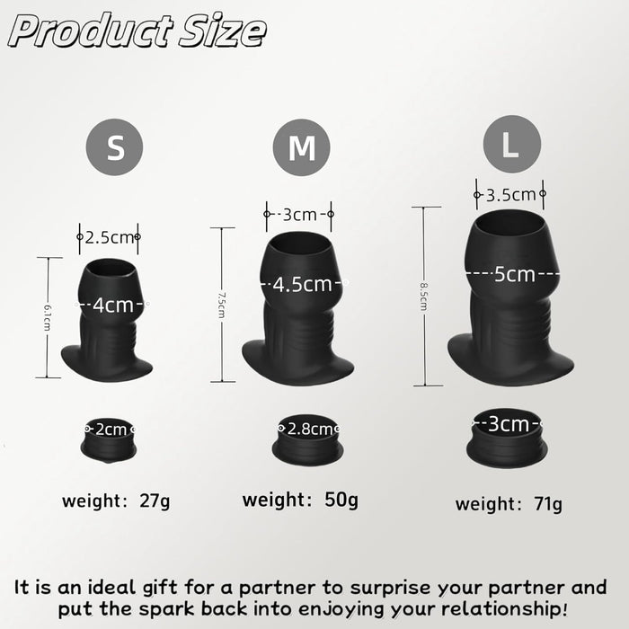 Аналный плаг с сильной присоской из мягкого силикона для женщин и мужчин