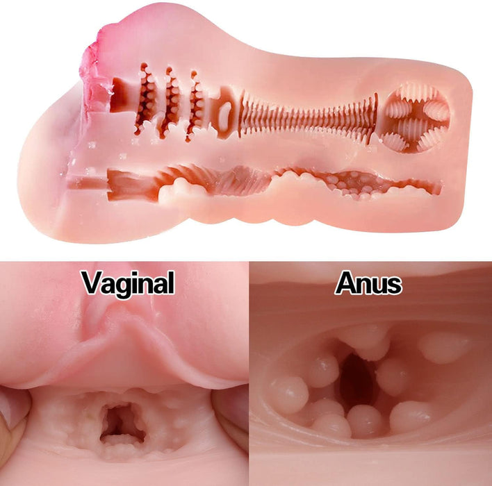 635г 2в1 Реалистичная TPE Секс-кукла для Мужчин с сильной присоской