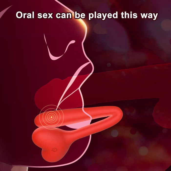 Мини-вибратор с 5 режимами для стимуляции G-точки и клитора с сильной присоской