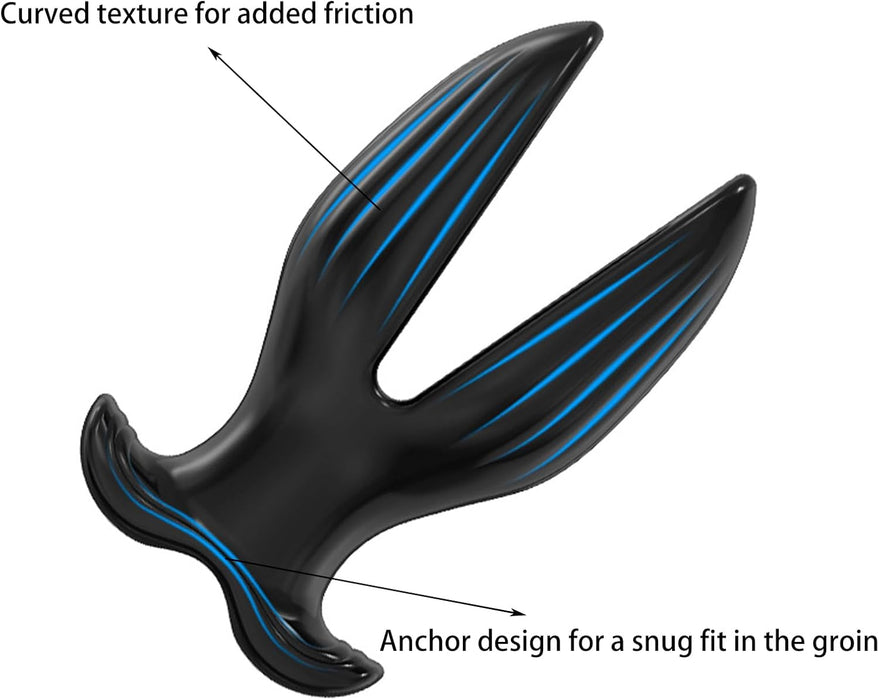 Anālais dilatators no draudzīga TPE materiāla ar caurumu, M izmērs, caurspīdīgs
