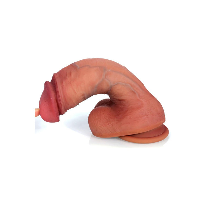 Реалистичный Tail дилдо 16 см с сильной присоской из силикона