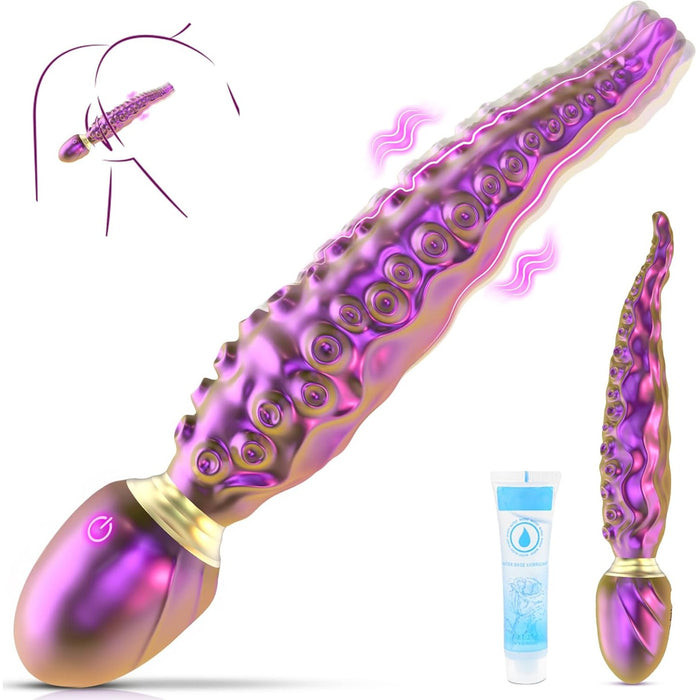 Inovatīvs sieviešu vibrators ar astoņkāji līdzīgām tekstūrām un 10 vibrācijas režīmiem