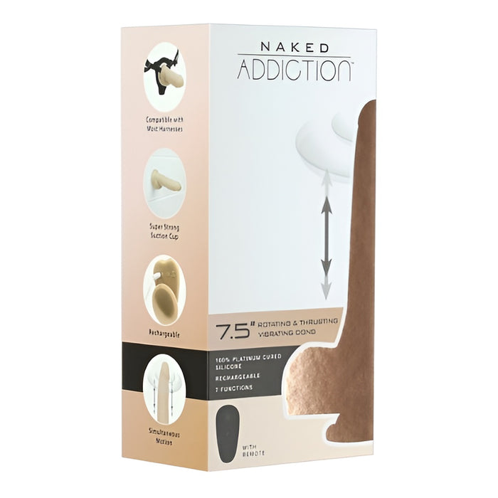 Rotating & Thrusting 7.5" dzimumlocekļa imitators