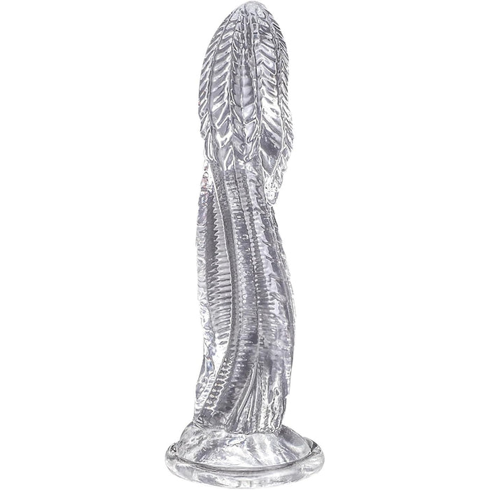 Реалистичный XXL дилдо 25 см с сильной присоской и хвостом