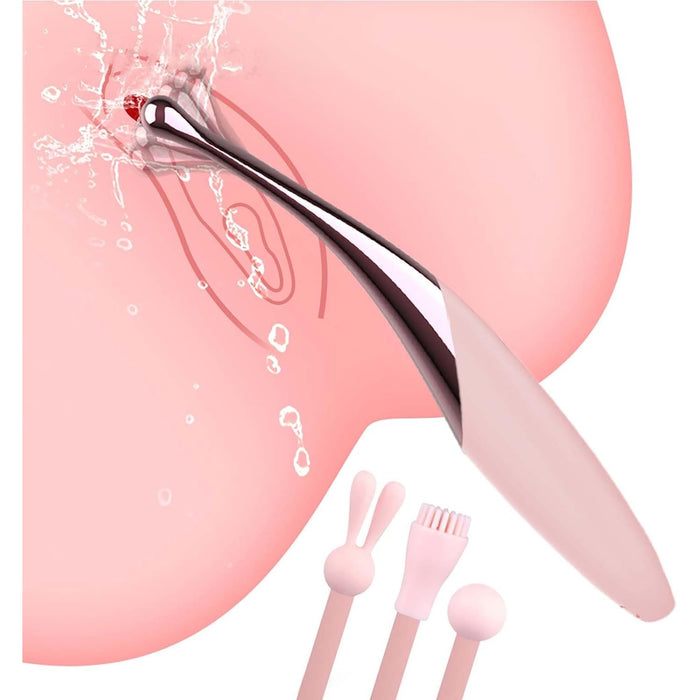 Augstas frekvences G-punkta vibrators ar 3 maināmām galviņām un 10 vibrācijas režīmiem