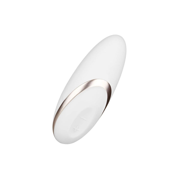 Diskrēts 12 cm vibrators ar mīkstu silikona pogu un 7 vibrācijas režīmiem