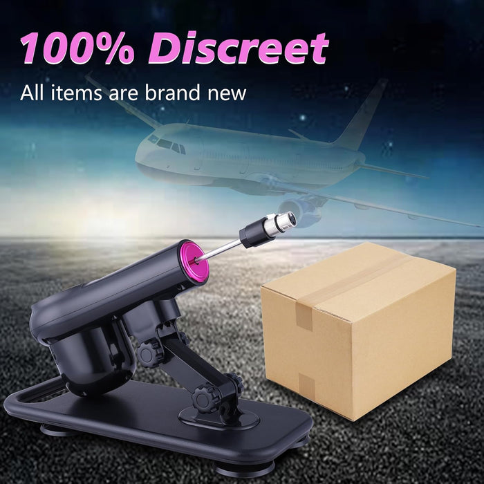 Automātiska sekss mašīna ar reālistiskiem dildo un bezvadu pulti