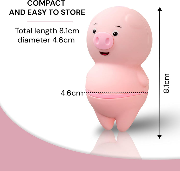 Вибратор с язычком для женщин с 6 режимами и с сильной присоской