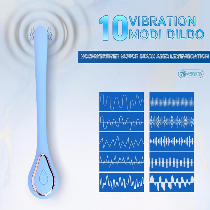 Mini vibrators sievietēm ar 10 vibrācijas režīmiem un G-punkta stimulāciju