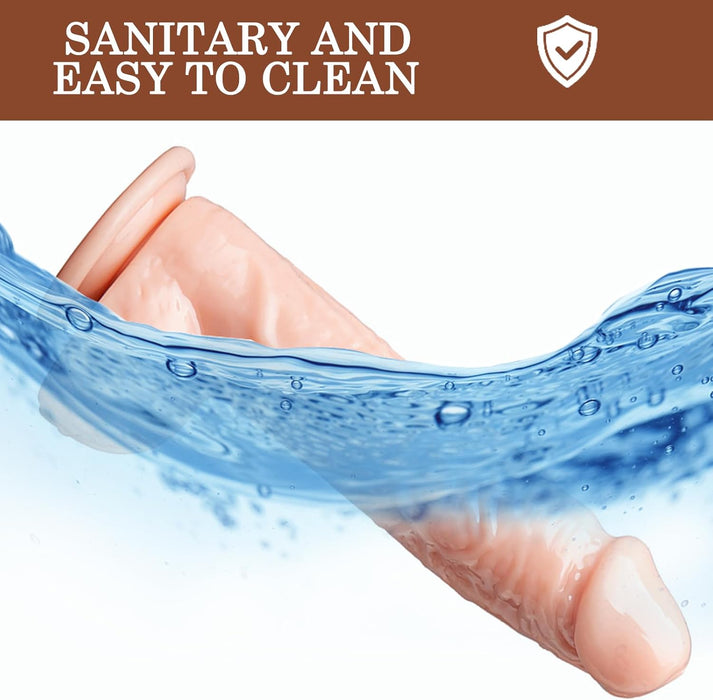 Reālistisks anālais dildo ar spēcīgu piesūcekni, dažādi izmēri