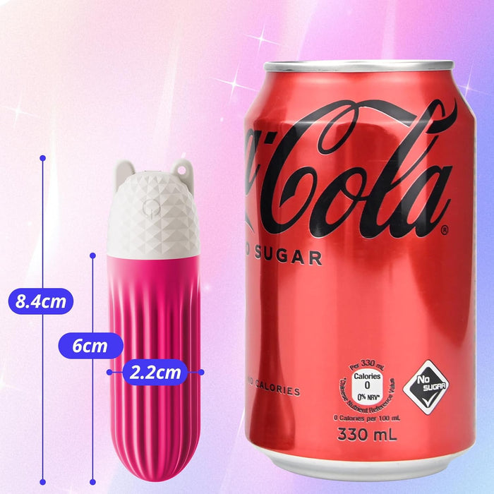 Мини вибратор для женщин с 10 режимами вибрации и с сильной присоской