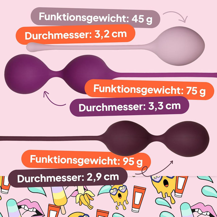 Medicīniskā silikona mīlestības bumbiņas sievietēm ar spēcīgu piesūcekni