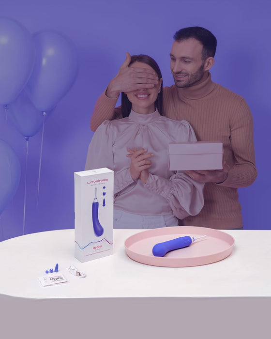 Hyphy двойной вибратор с высокочастотной вибрацией и управлением через приложение