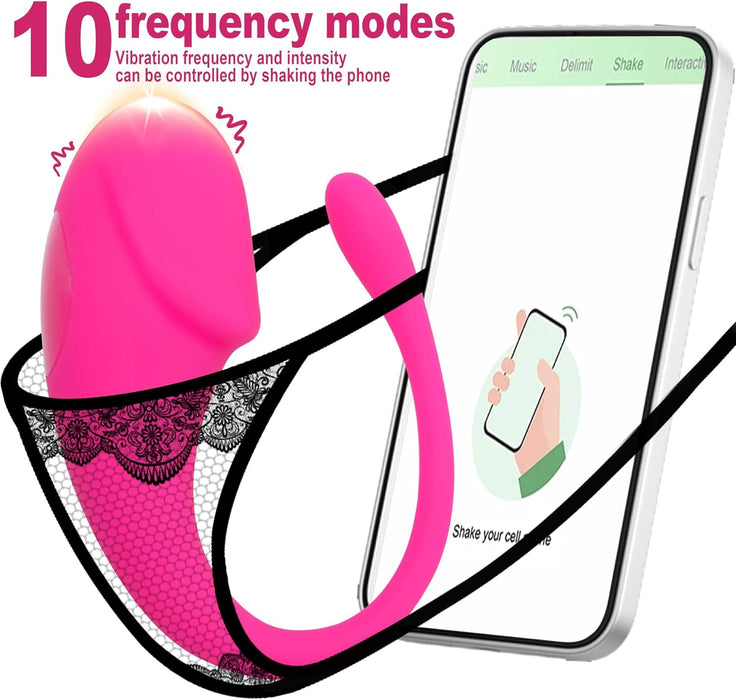 Sieviešu valkājams vibrators ar APP vadību un G punkta stimulāciju