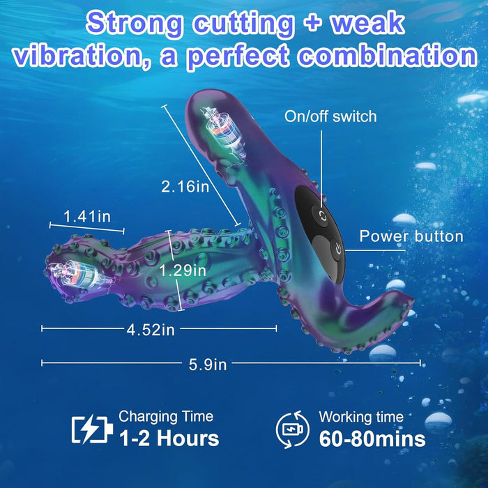 360° Вращающийся Аналоговибратор для Мужчин с APP Управлением и 9 Режимами