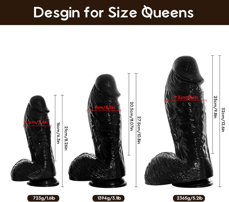 Realistisks 21 cm Anālais Dildo ar 3D Tekstūru un G-Punkta Stimulāciju