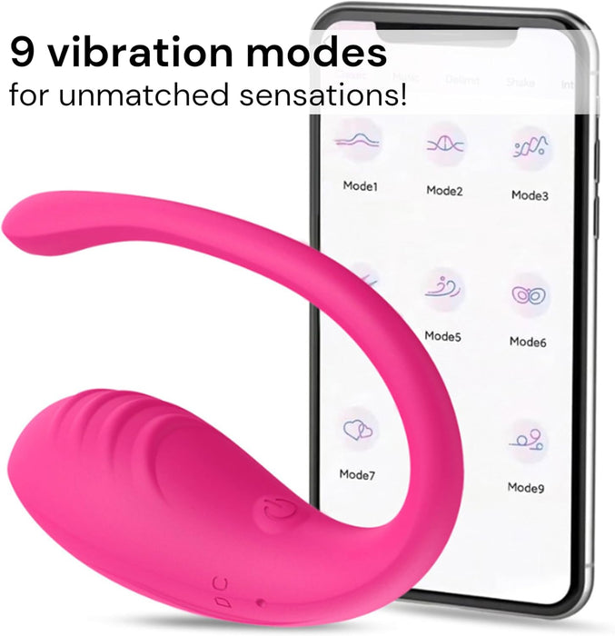 Mini vibrator ar tālvadības pulti un 9 režīmi sievietēm un pāriem