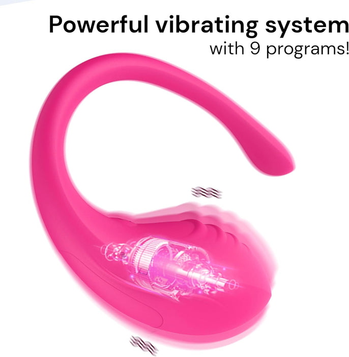 Mini vibrator ar tālvadības pulti un 9 režīmi sievietēm un pāriem