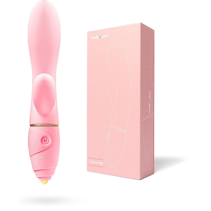 Tarzan Vibrators ar Klitora un G-spot Stimulatoru – Mīksts un Elegants Dizains