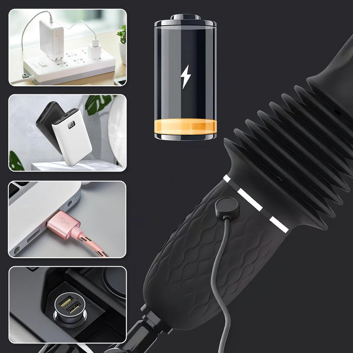 Universāls stimulator ar 10 vibrācijas režīmiem un 3 bīdes ātrumiem