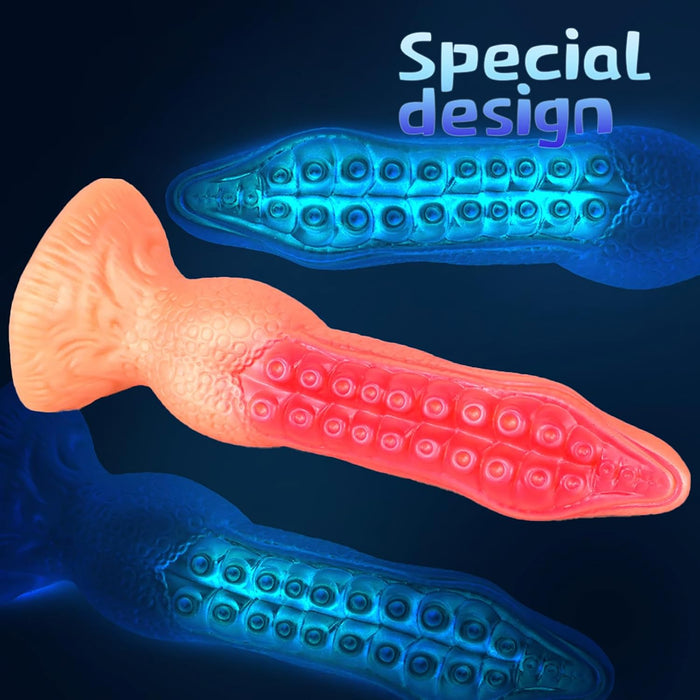 Осьминог Монстр дилдо из силикона с сильной присоской для женщин и мужчин