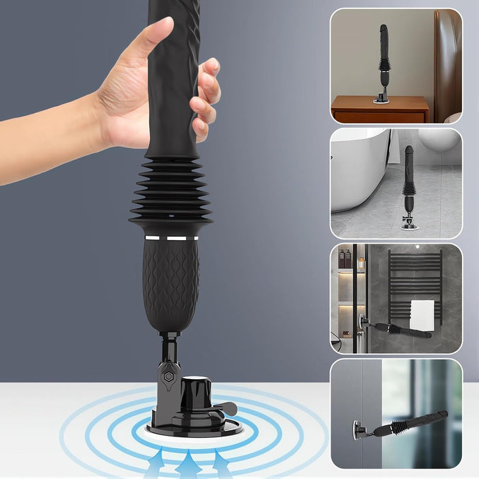 Universāls stimulator ar 10 vibrācijas režīmiem un 3 bīdes ātrumiem