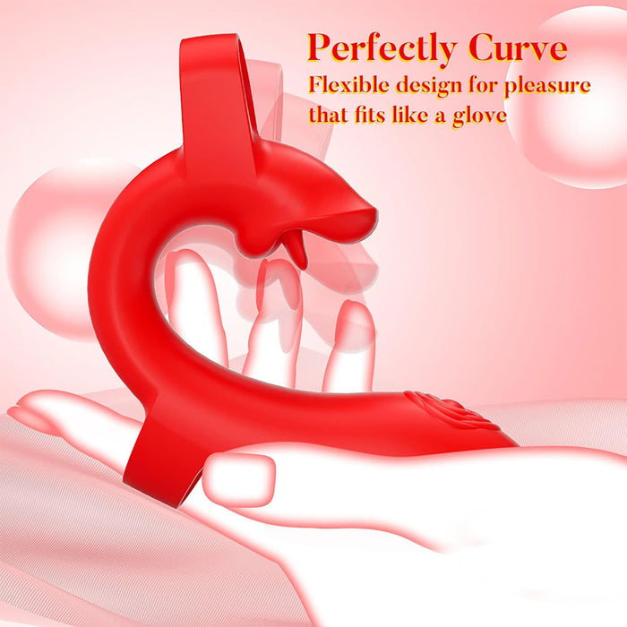 Двухмоторный 2-в-1 вибратор для клитора и G-точки с 10 режимами вибрации с сильной присоской