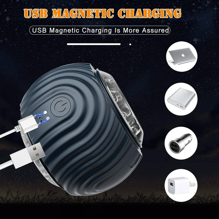 Автоматический Электрический Мастурбатор для Мужчин с Двойным Реалистичным Каналом и 10 Режимами Вибрации с сильной присоской