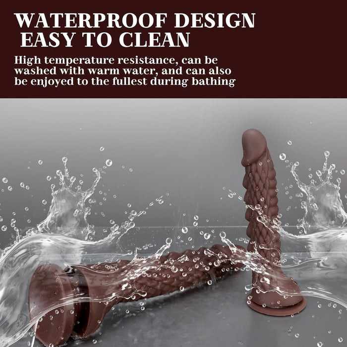 Realistisks 29,5 cm silikona dildo ar spēcīgu piesūcekni XL izmērā