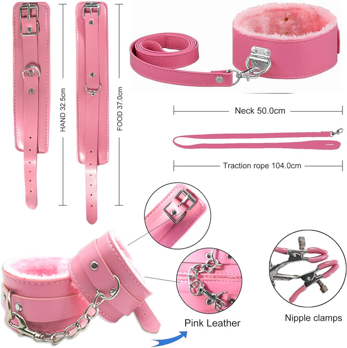 BDSM Набор для Пар с сильной присоской – 33 Элемента для Ролевых Игр