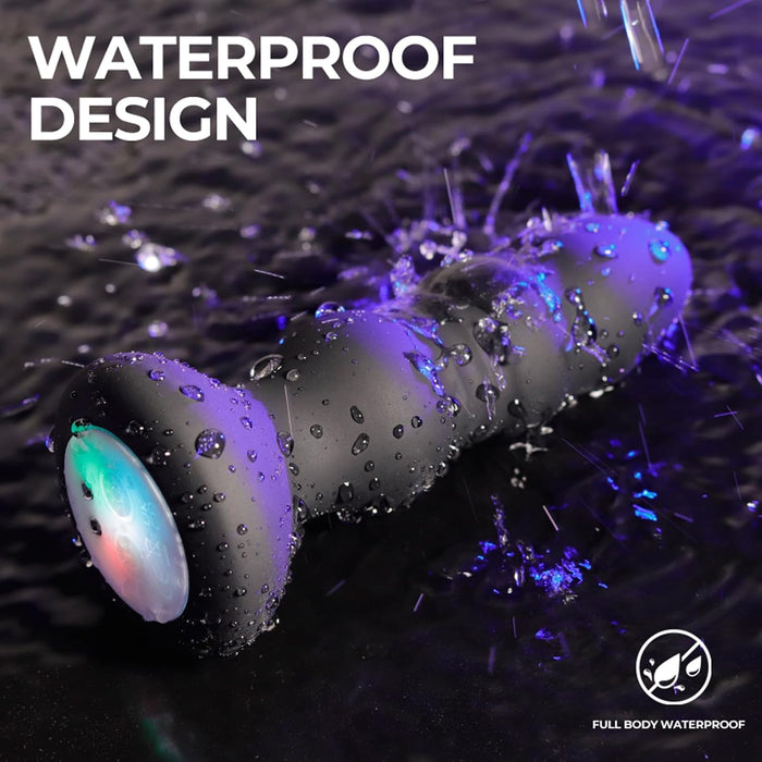 Аналоговый вибратор для мужчин с 9 телескопическими режимами и пультом