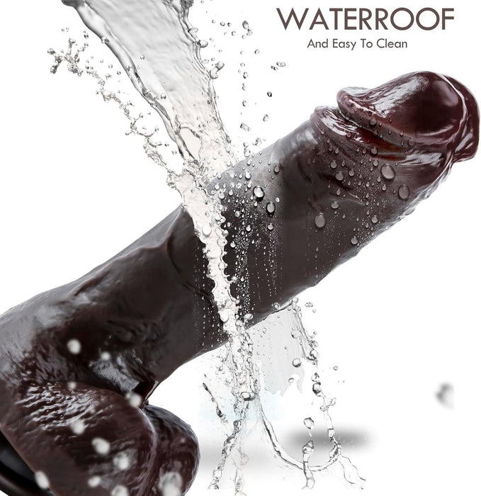 Реалистичный 9-дюймовый конский дилдо с сильной присоской для надежной фиксации