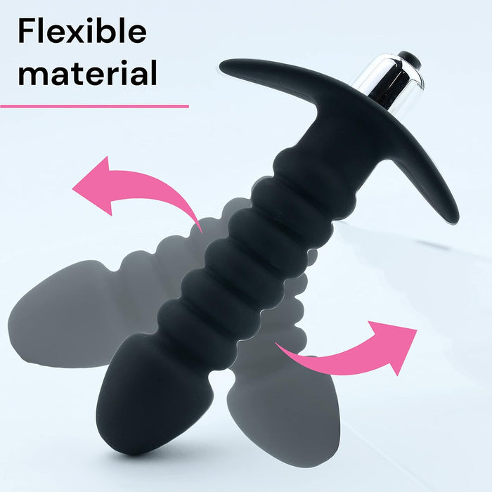 Anālais vibrators vīriešiem 13 cm ar prostatas stimulāciju un vibrāciju