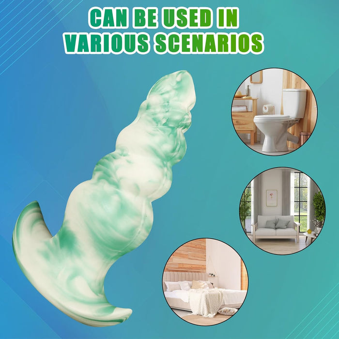 14 см маленькая анальная пробка с сильной присоской для начинающих и опытных