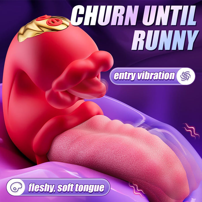 2024 Jaunais 2 in 1 Vibrators ar Liešanas un Klitora Stimulāciju Sievietēm