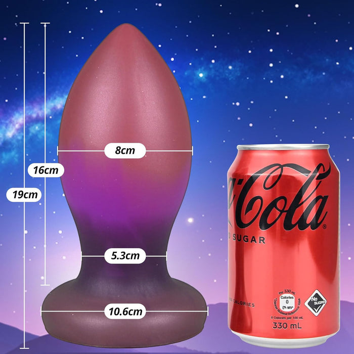 Šķidra silikona anālais plugs ar spēcīgu piesūcekni – ērtībai un baudai