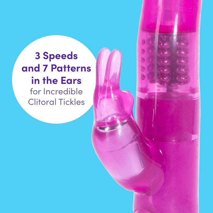 Jessica Rabbit 11,4 cm G-spot vibrators sievietēm ar 10 funkcijām