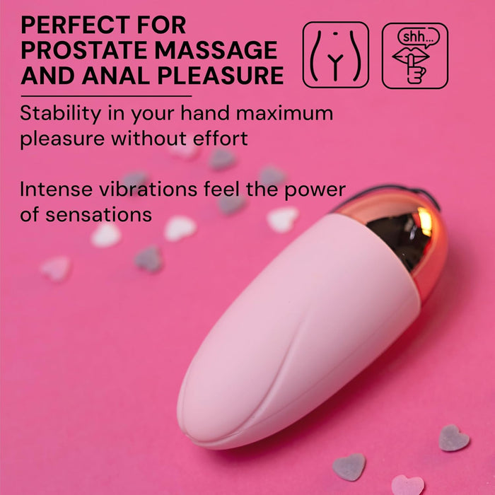 Mini Vibrators Sievietēm ar 10 Vibrācijas Režīmiem, 9,2 x 3,6 cm, Kluss un Kompakts